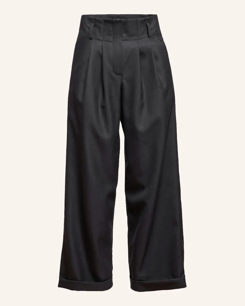 Helene Galwas Culotte Aus Wolle Elli schwarz Schwarz