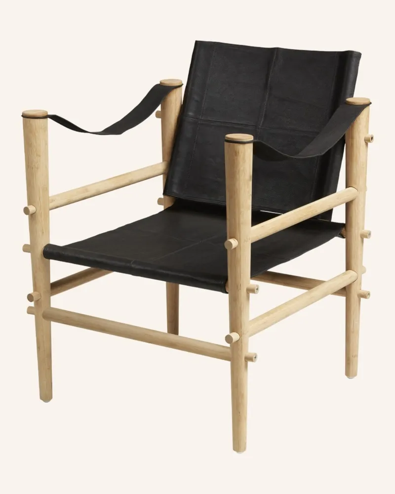 Cinas Lounge-Stuhl Noble schwarz Schwarz