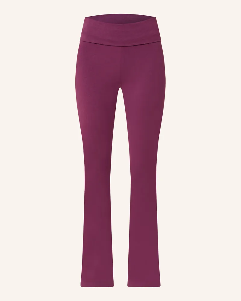 Mandala Yoga-Hose CLASSIC ROLLDOWN Dunkellila