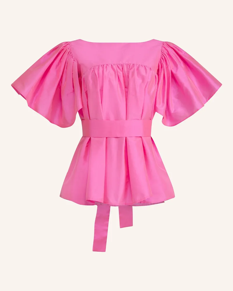 Helene Galwas Bluse Aus Dupionseide Filipare pink Pink