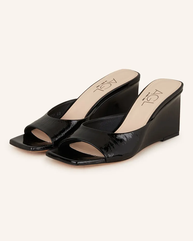 Attilio Giusti Leombruni Lack-Wedges MIMI Schwarz