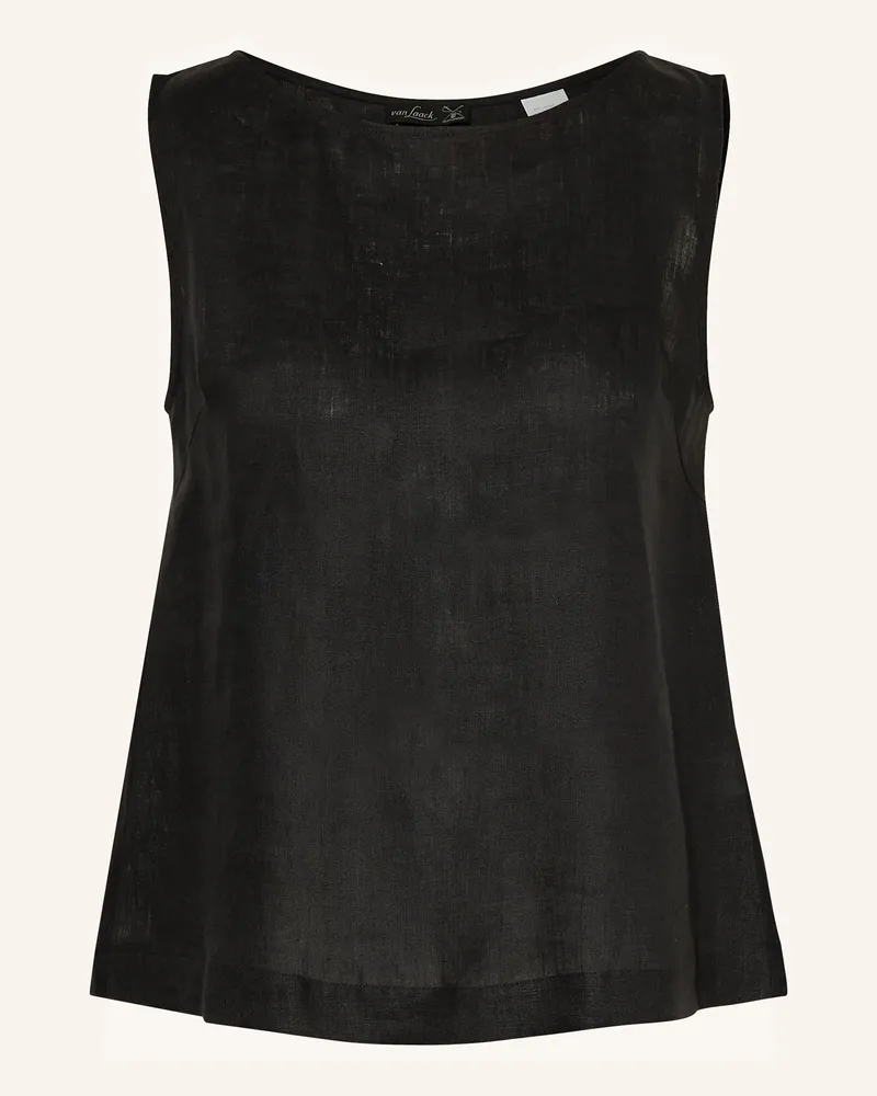 van Laack Leinentop VL-TAE-BR Schwarz