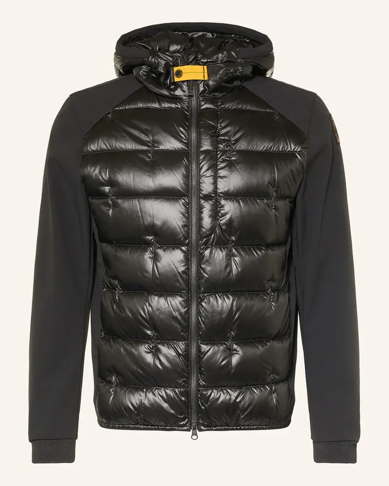 Parajumpers Daunenjacke Vigolo Im Materialmix schwarz Schwarz