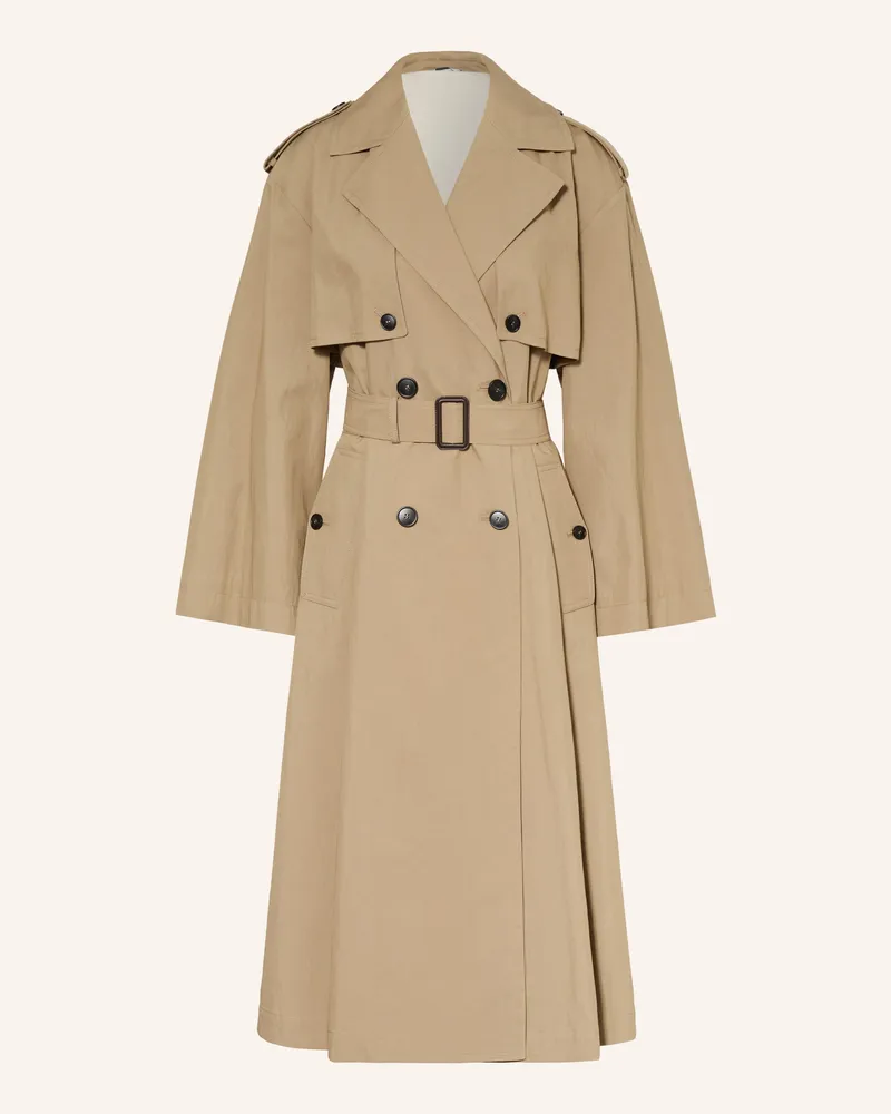 Max Mara Oversized-Trenchcoat GIUNCHI Hellbraun