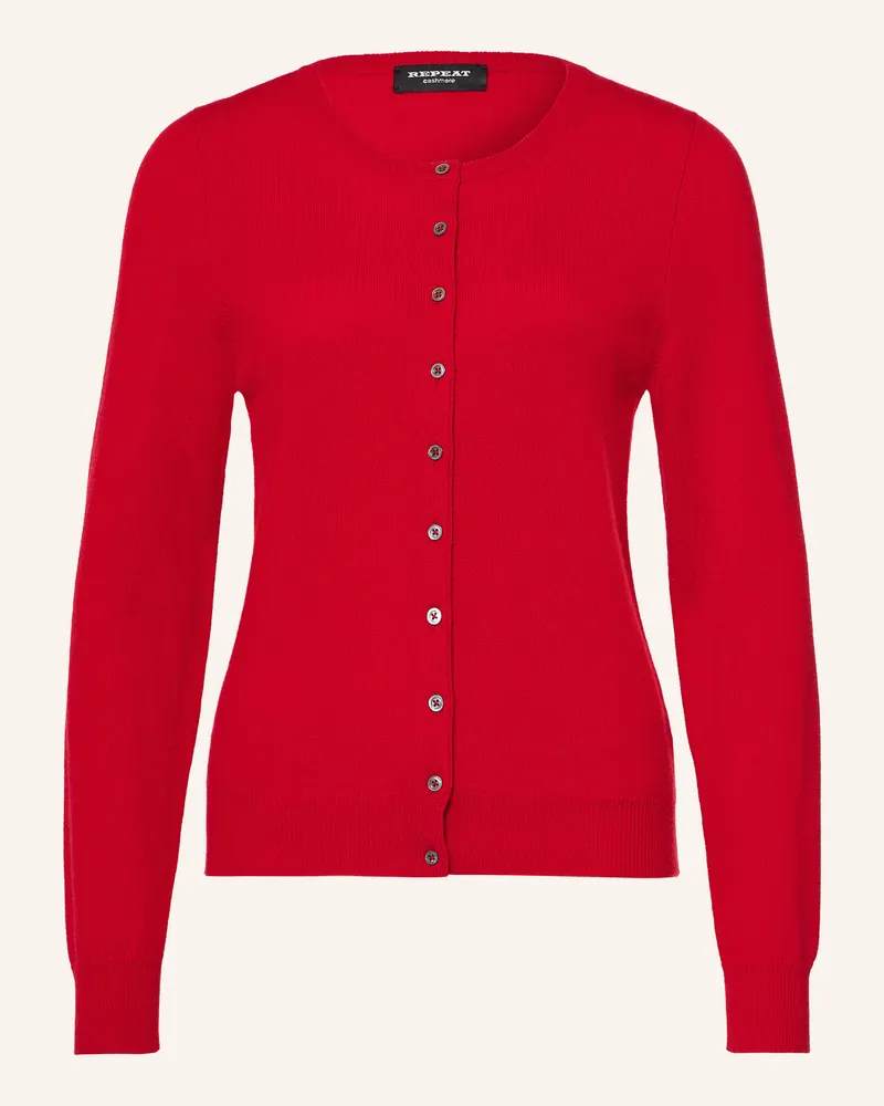 Repeat Strickjacke Aus Cashmere rot Rot
