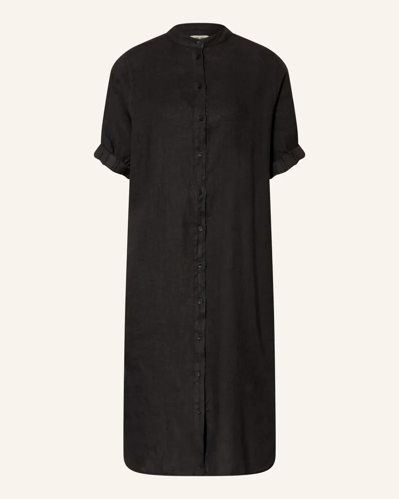 Mos Mosh Leinenkleid Mmarleth schwarz Schwarz