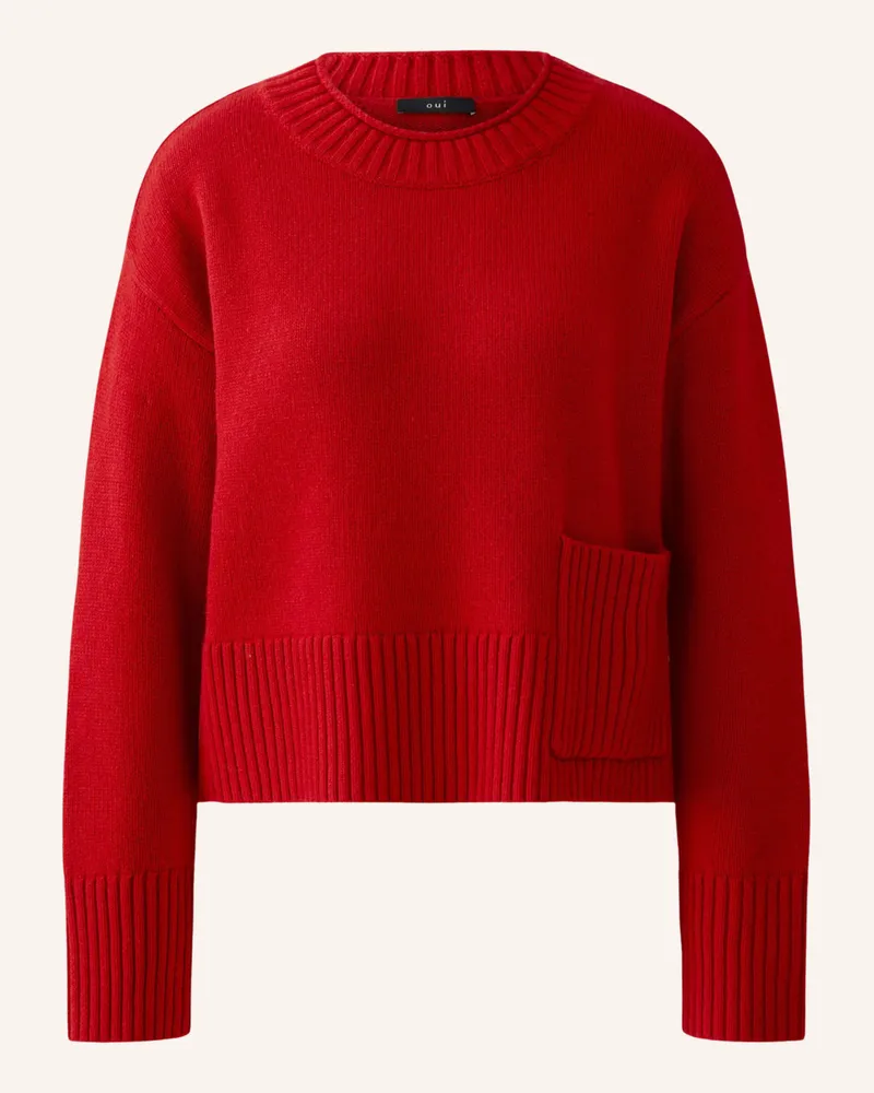Oui  Pullover Rot