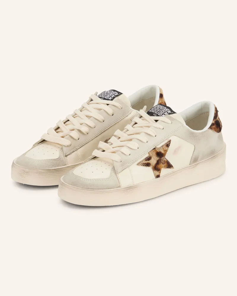 Golden Goose Sneaker Stardan weiss Hellgrau