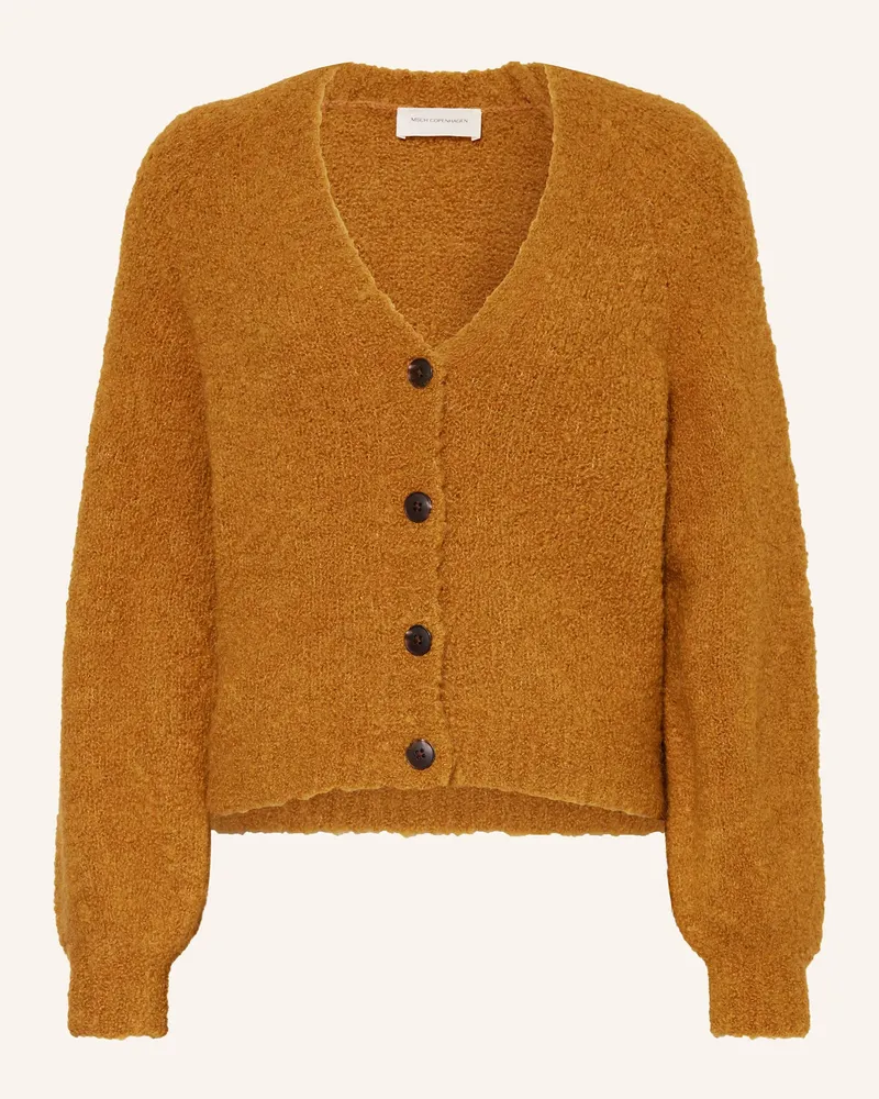 MOSS COPENHAGEN Strickjacke MSCHZOFIE JILDA Dunkelorange