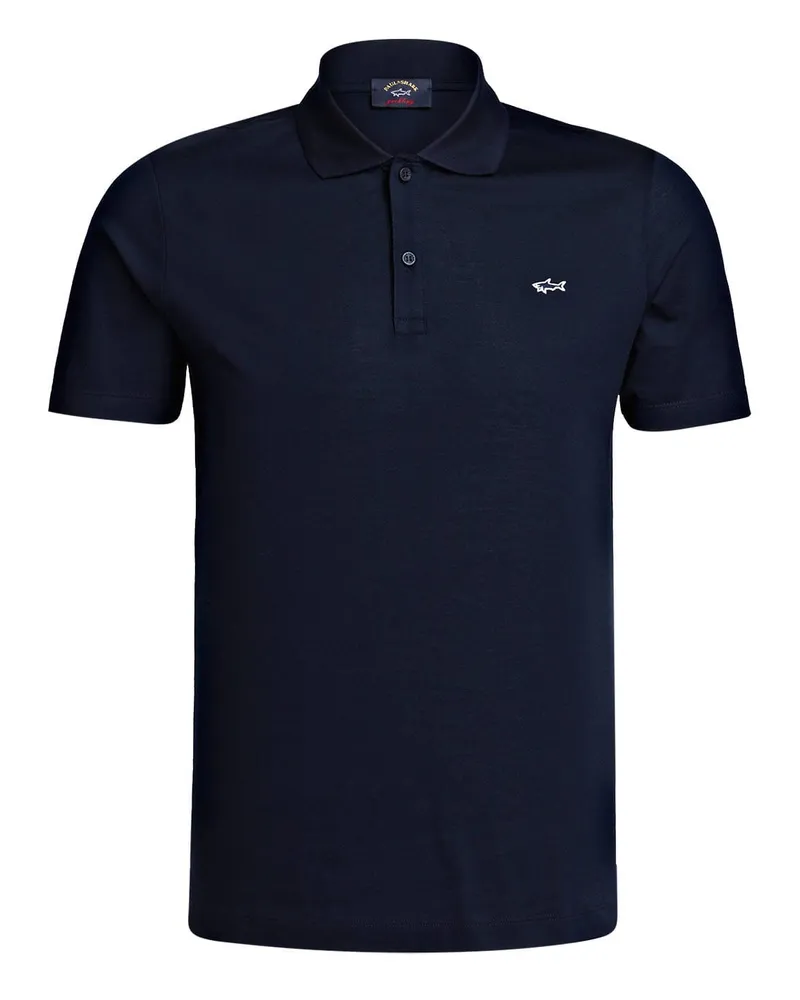 Paul & Shark Piqué-Poloshirt Blau