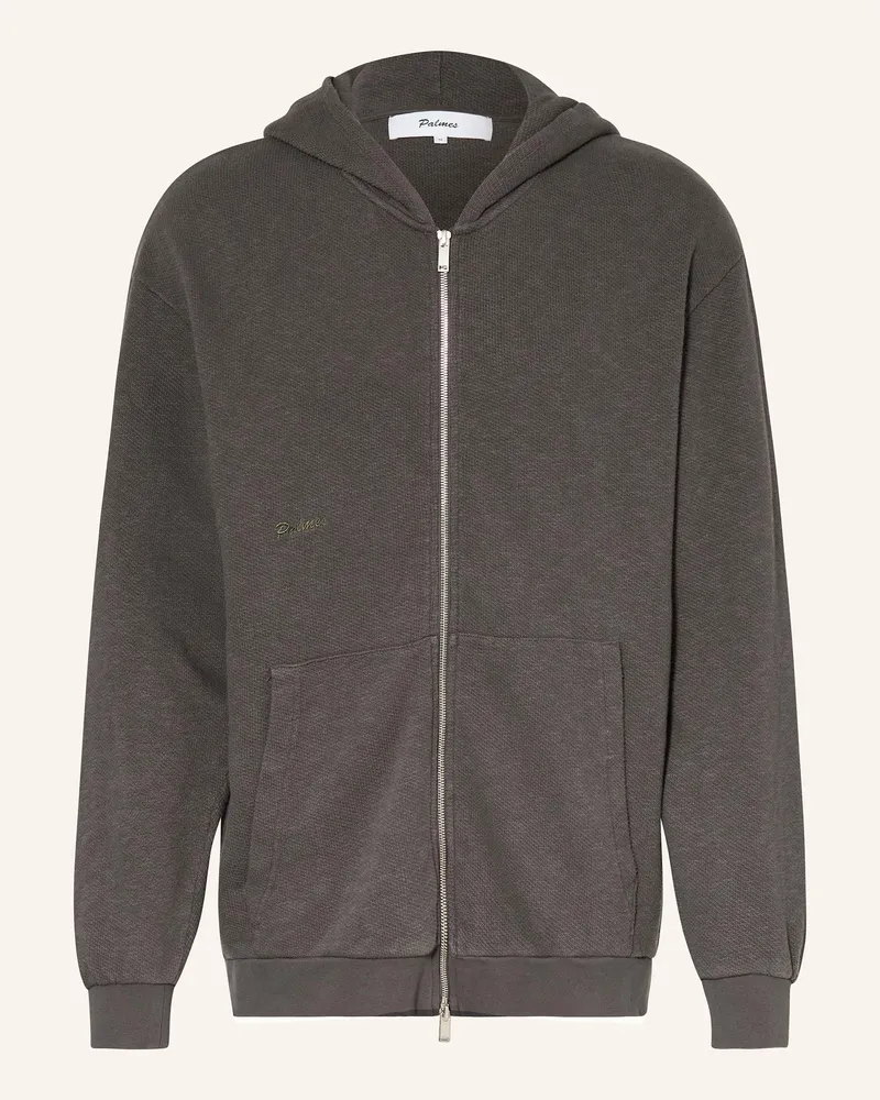 Palmes Sweatjacke grau Grau