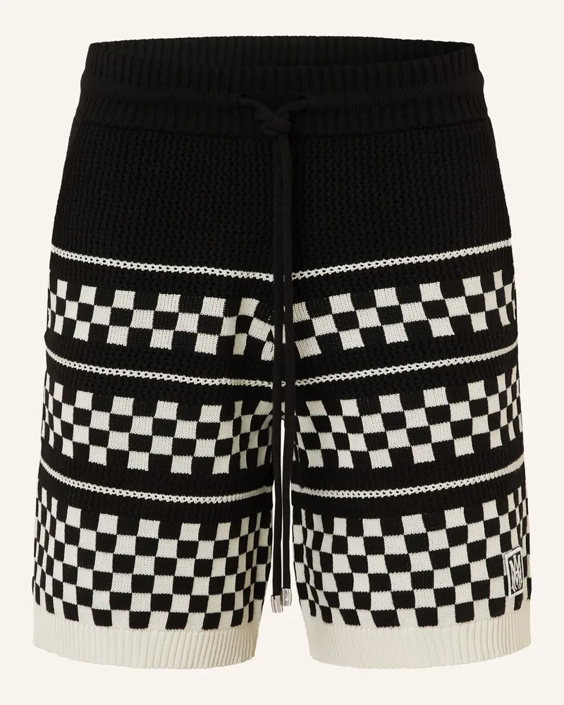 Amiri Strickshorts schwarz Schwarz