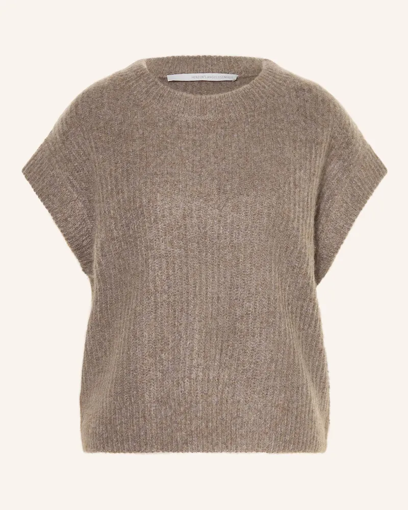Herzen's Angelegenheit Pullunder mit Cashmere Taupe