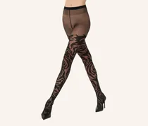 Feinstrumpfhose Rose Shadow schwarz