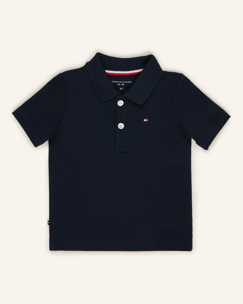 Tommy Hilfiger Piqué-Poloshirt Dunkelblau