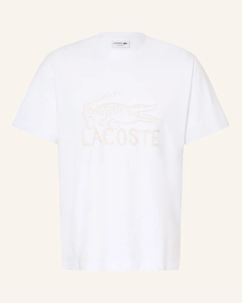 Lacoste T-Shirt weiss Weiss