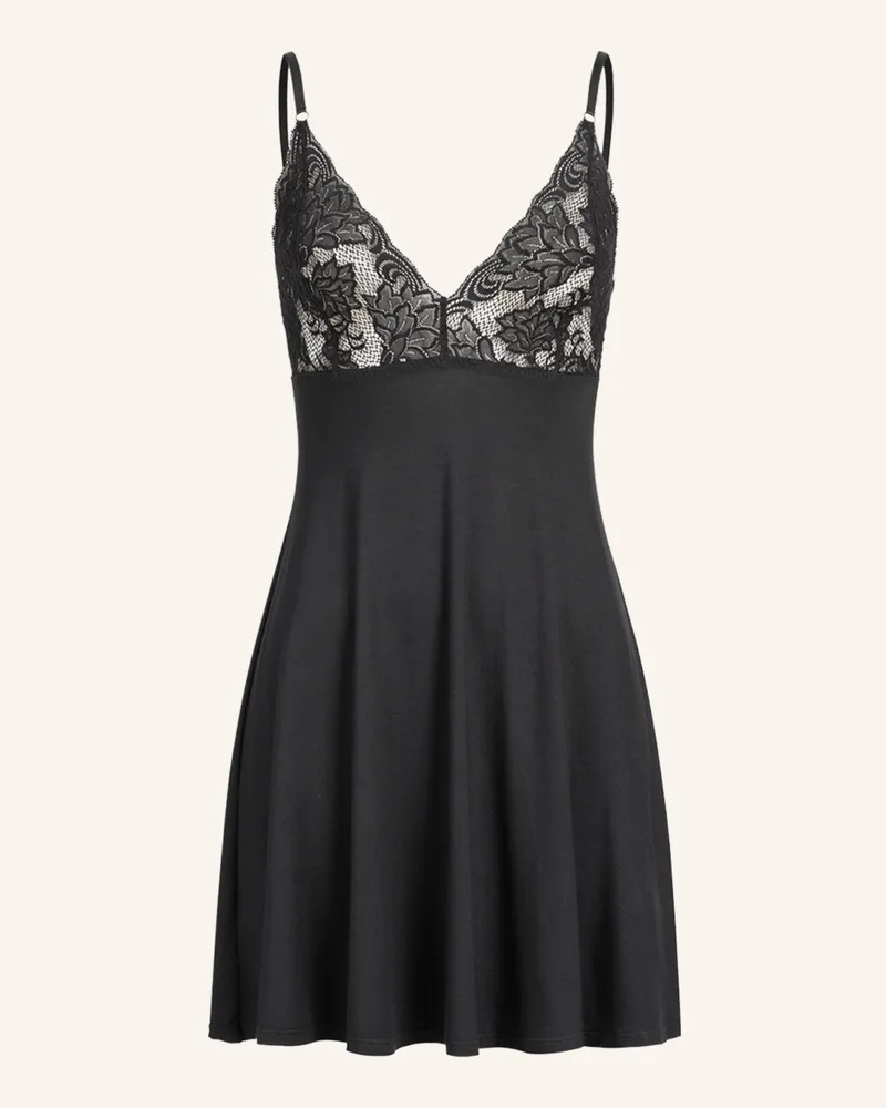 Ehrlich Textil Nachthemd LENE Schwarz