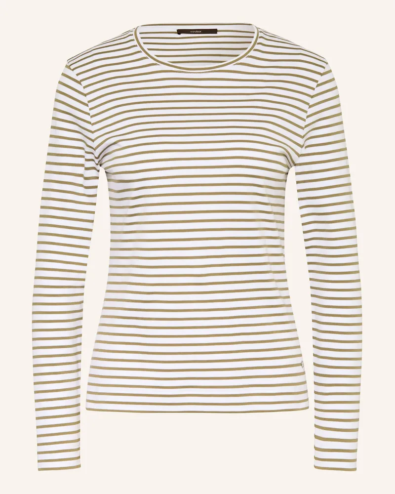 windsor. Longsleeve Weiss