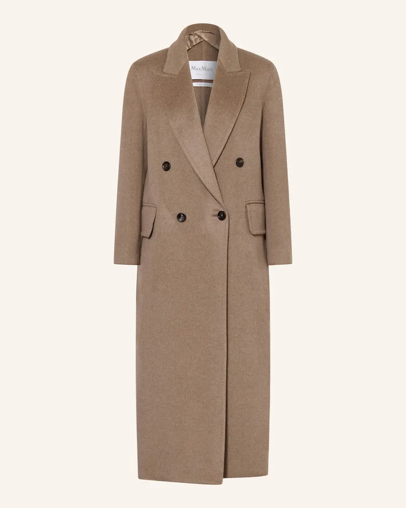 Max Mara Cashmere-Mantel Armonia braun Hellbraun