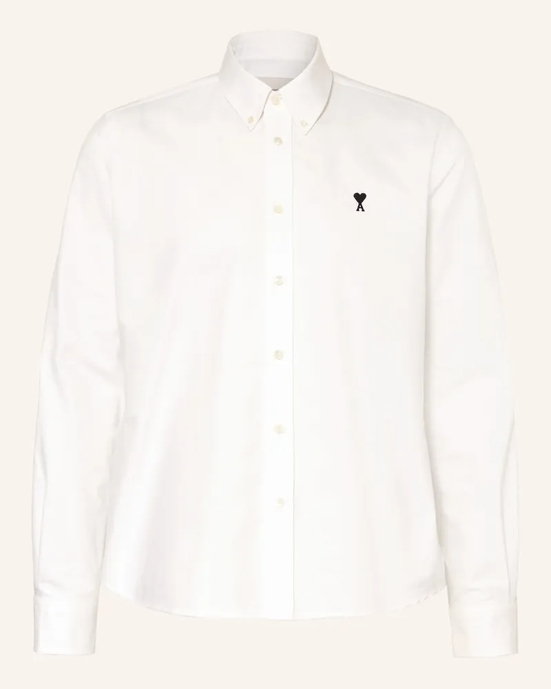 AMI Paris Oxfordhemd Comfort Fit weiss Weiss