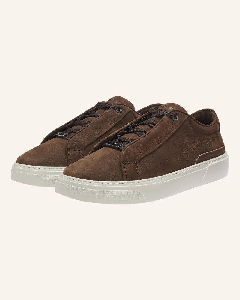HUGO BOSS Sneaker GARY_TENN_NBPR Dunkelbraun
