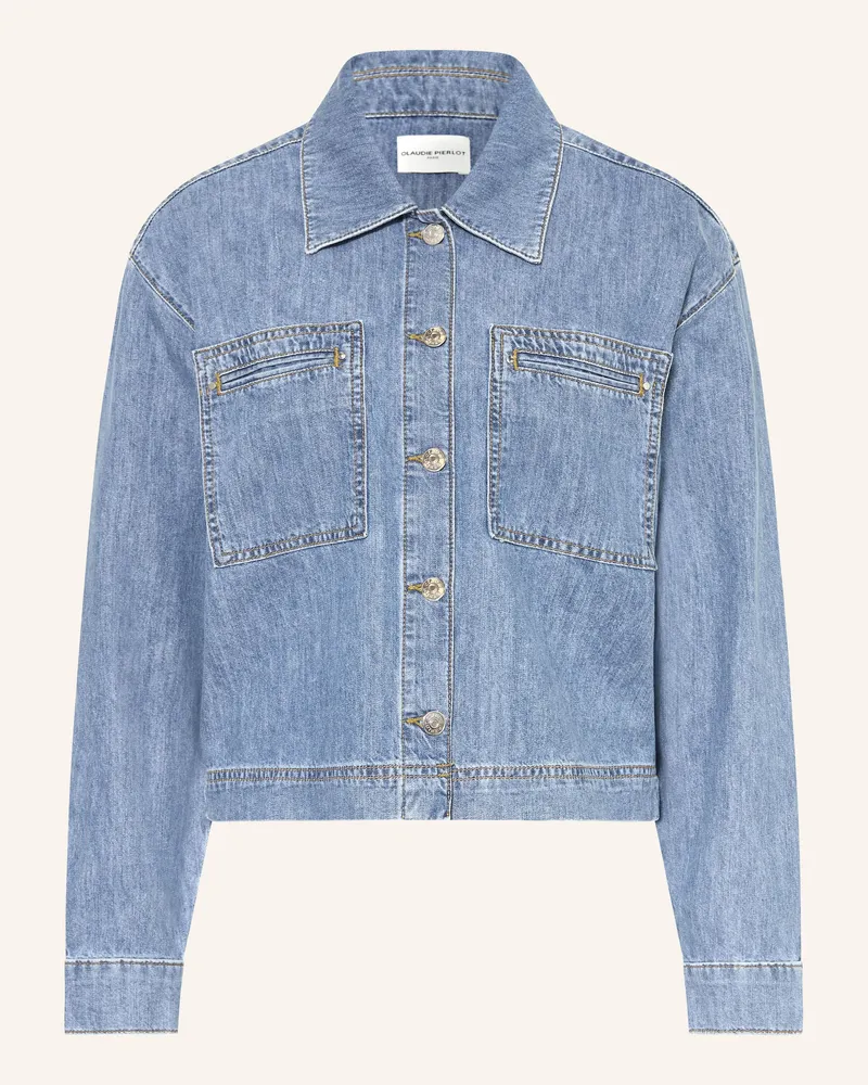 Claudie Pierlot Jeansbluse blau Hellblau
