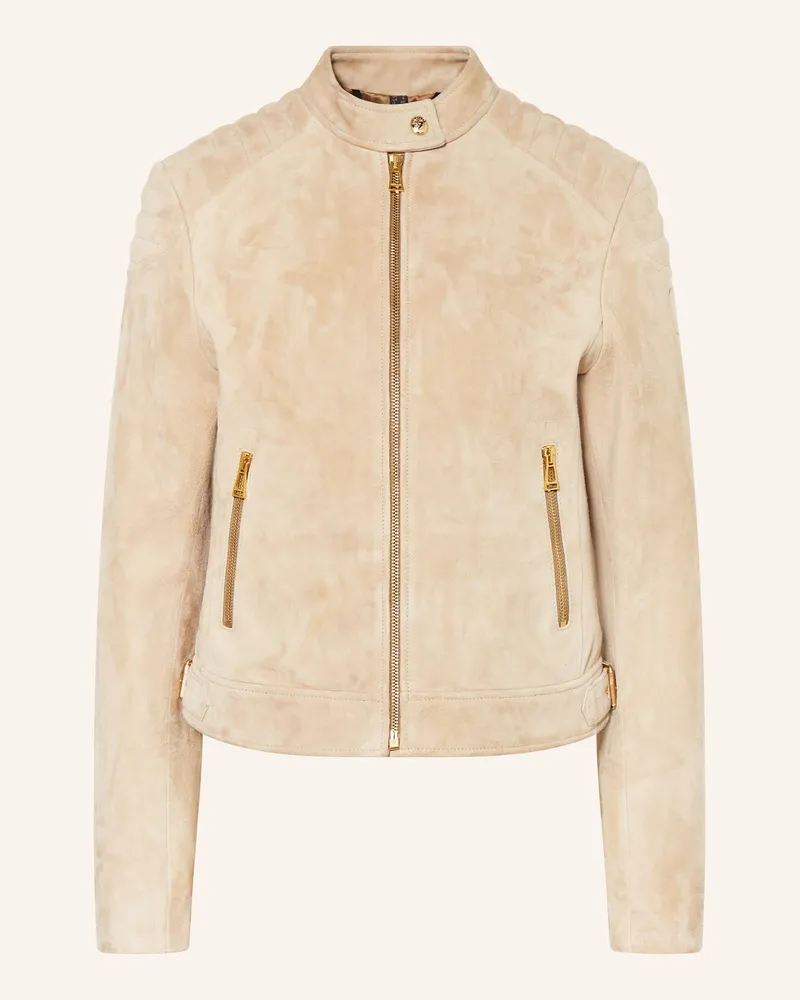Belstaff Lederjacke Mollison beige Beige