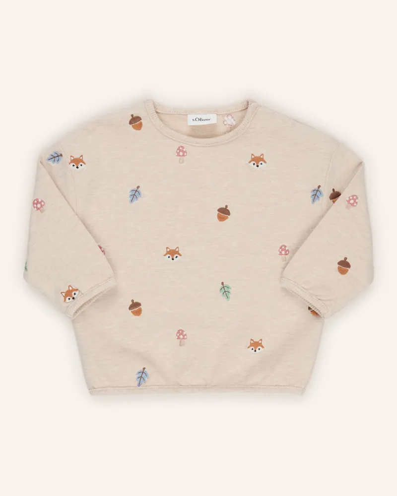 S.Oliver Sweatshirt beige Creme