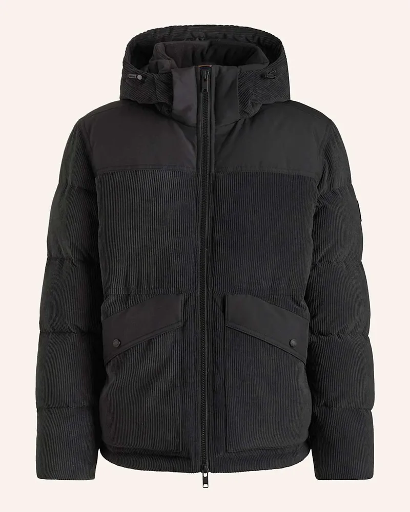 HUGO BOSS Steppjacke ODOPE Schwarz