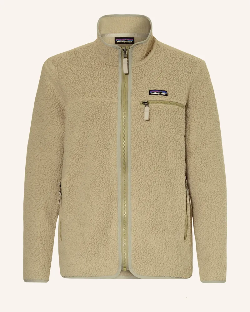 Patagonia Fleecejacke gruen Hellgrün