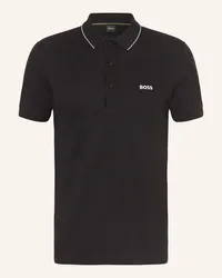 HUGO BOSS Piqué-Poloshirt PAULE Slim Fit Schwarz