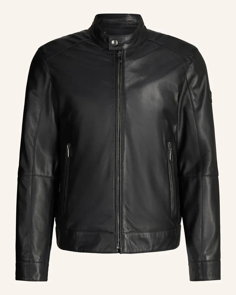 JOOP! Lederjacke Schwarz