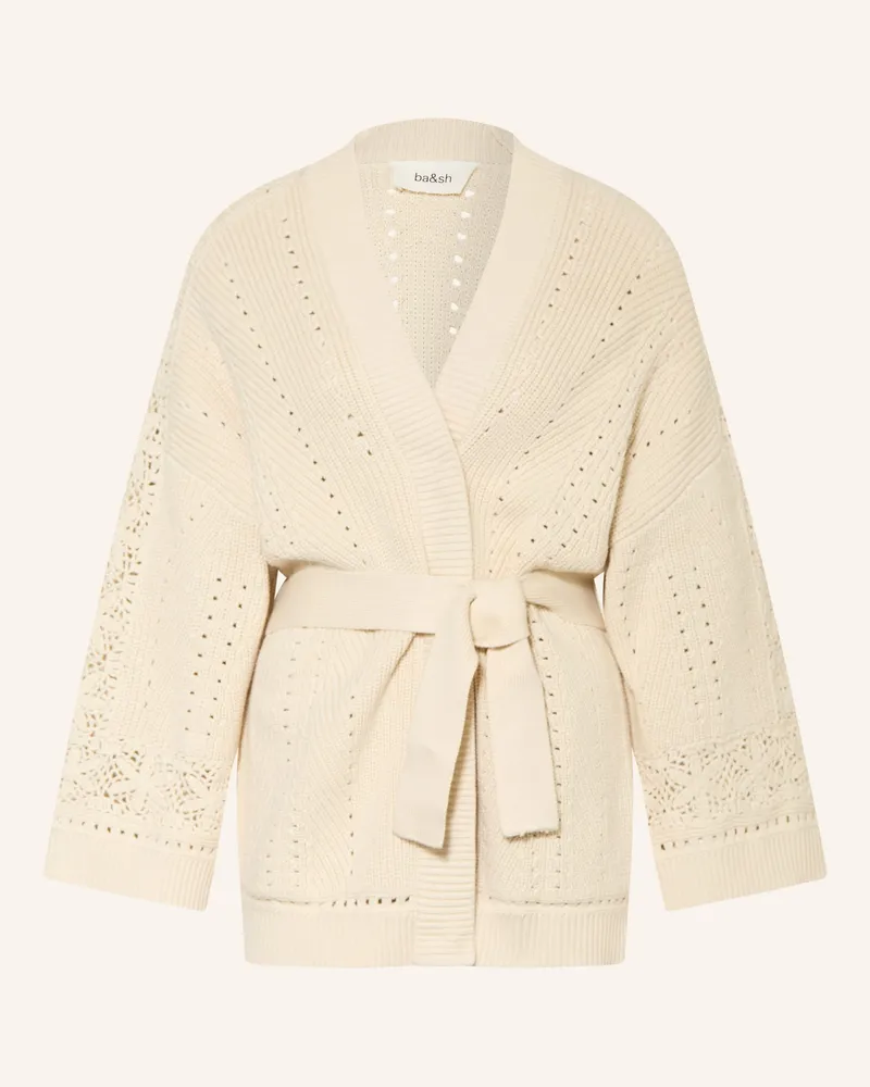 ba&sh Strickhülle Perine weiss Beige