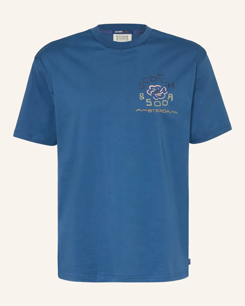 Scotch&Soda T-Shirt blau Blau