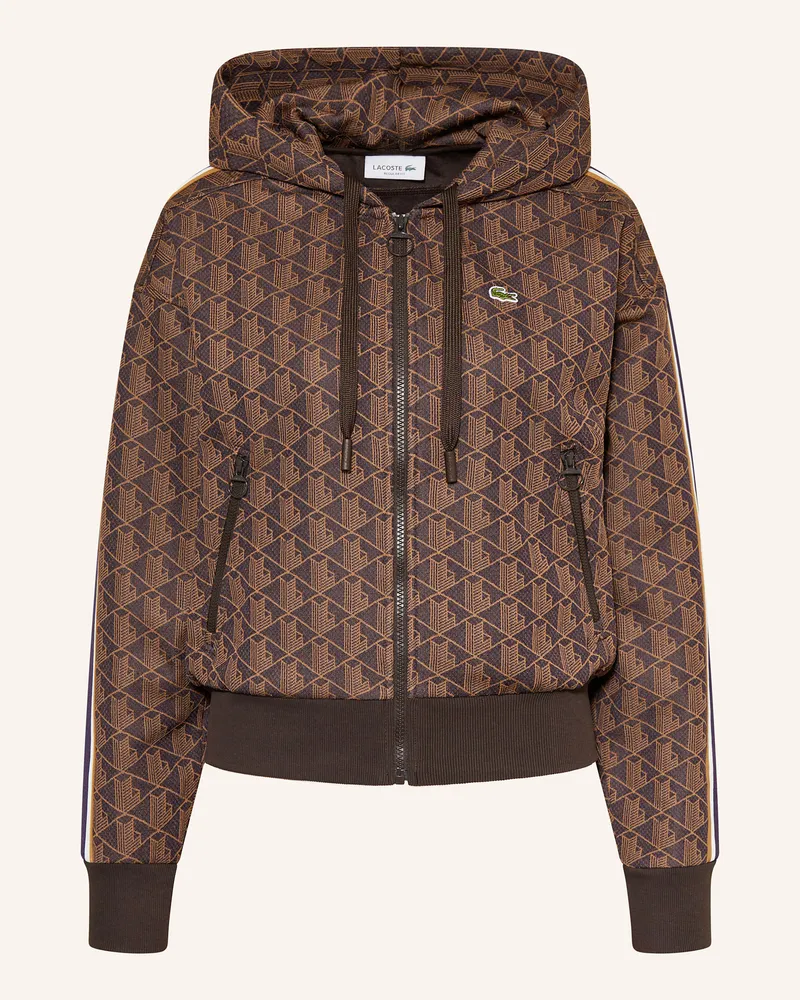 Lacoste Sweatjacke Dunkelbraun