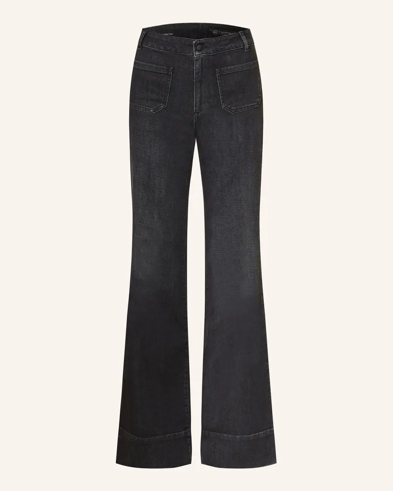 Adriano Goldschmied Flared Jeans Vicky schwarz Camb