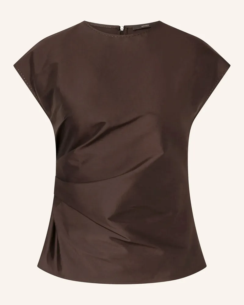 windsor. Blusentop braun Dunkelbraun
