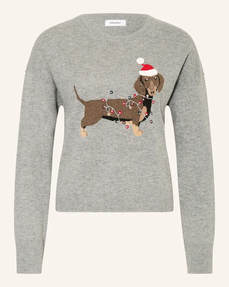 Darling Harbour Pullover mit Schmucksteinen Grey