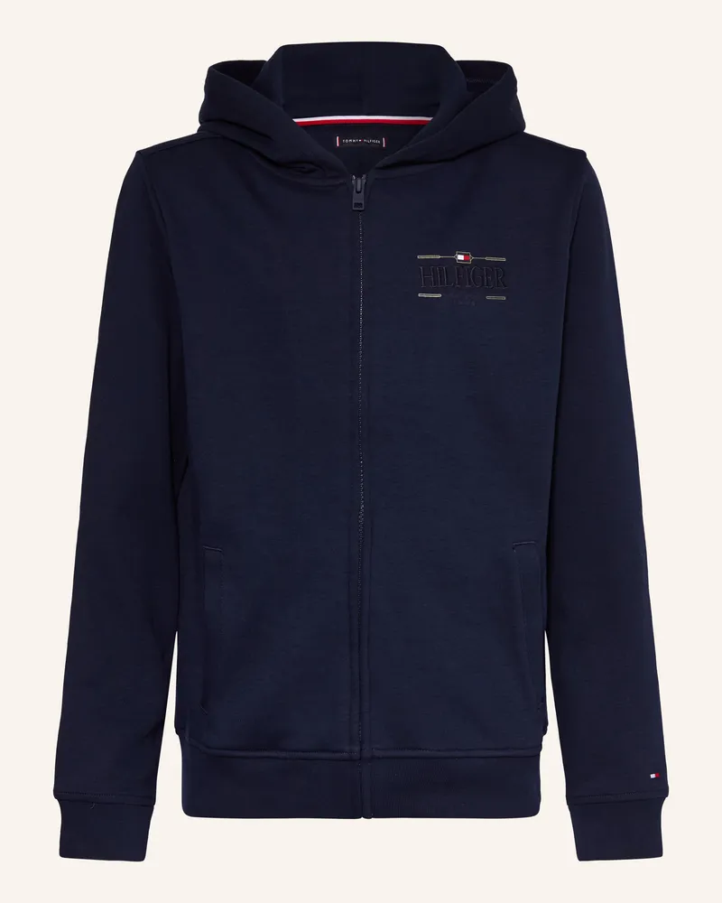 Tommy Hilfiger Sweatjacke blau Dunkelblau
