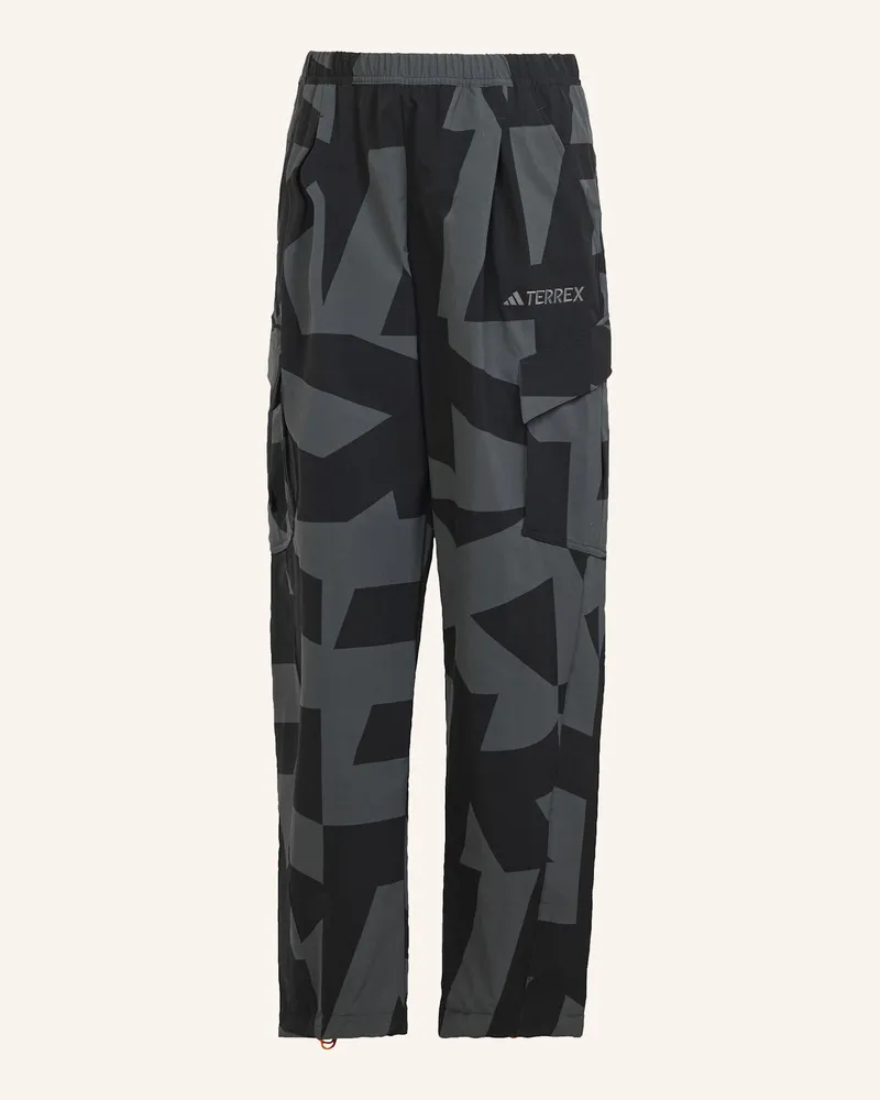adidas Trekkinghose TERREX XPLORIC PRINTED Schwarz