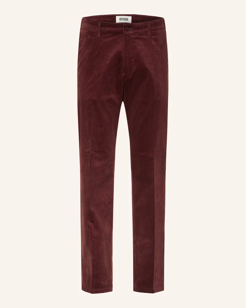 Drykorn Cordhose Ajend Regular Fit rot 5105