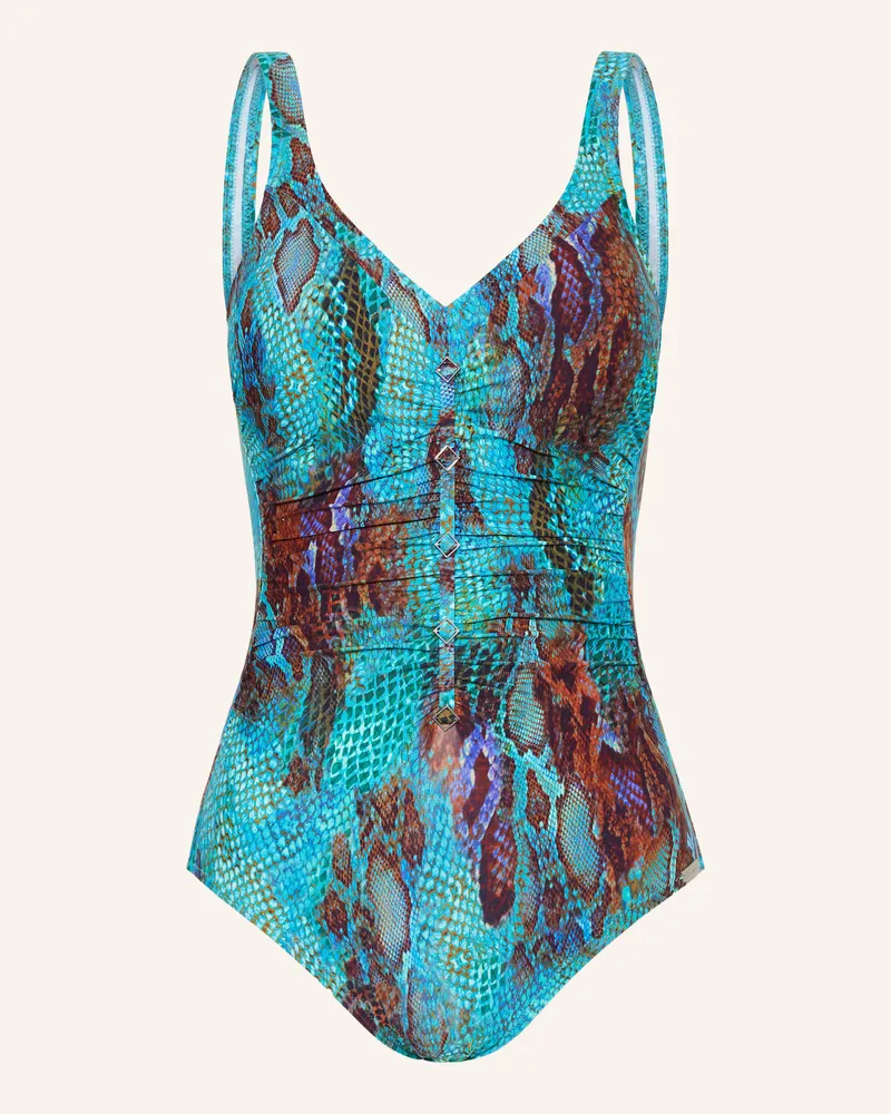 Charmline Shape-Badeanzug AQUATIC REPTILE Türkis