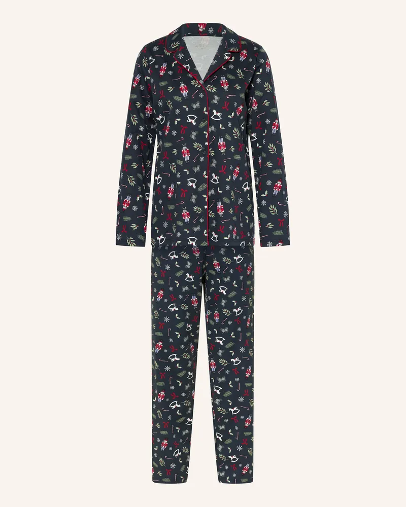 Calida Schlafanzug FAMILY & FRIENDS Dunkelblau