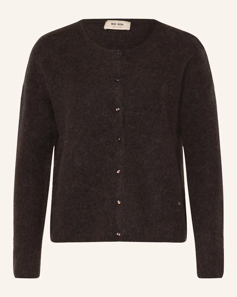 Mos Mosh Strickjacke Mmaimine braun Dunkelgrau