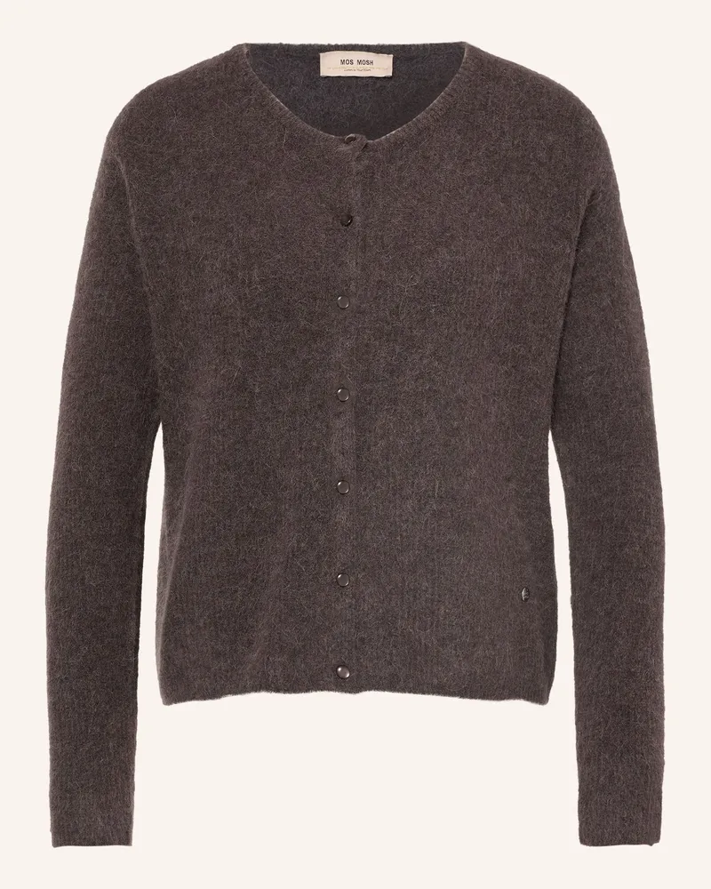 Mos Mosh Strickjacke Mmaimine braun Dunkelgrau