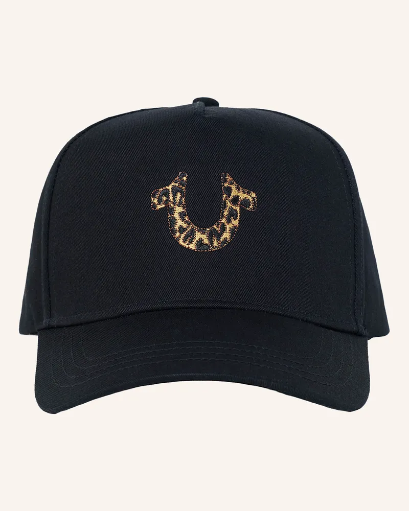 True Religion Cap Leopard schwarz Schwarz