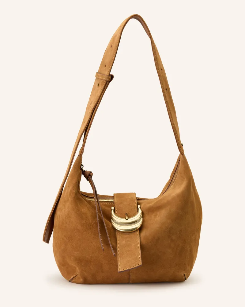 ba&sh Umhängetasche Youyou braun Cognac