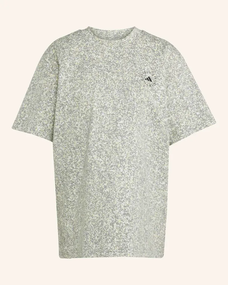 adidas ADIDAS BY STELLA MCCARTNEY PRINTED LOOSE T-SHIRT Weiss