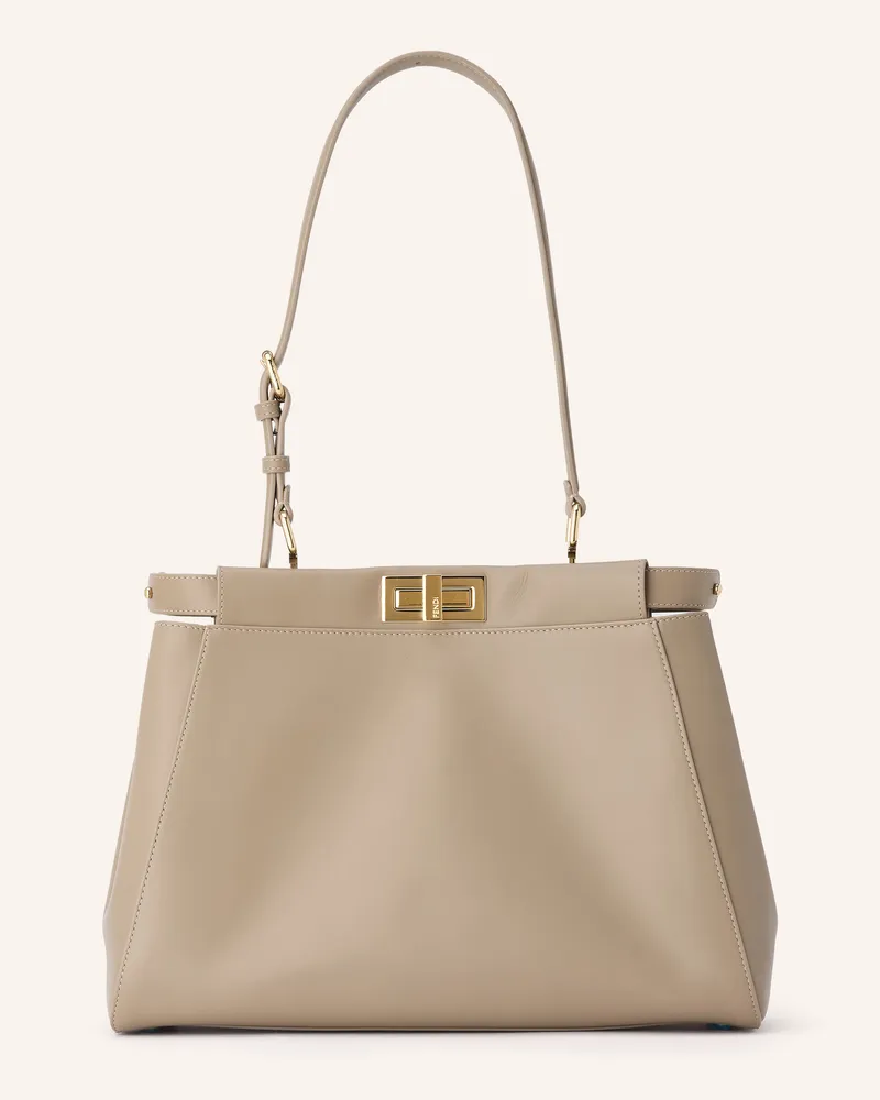 Fendi Handtasche My Peekaboo Medium grau Grau