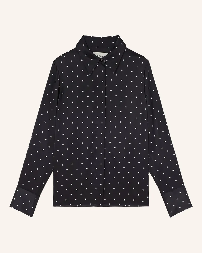 Reiss Hemdbluse AMEIRA aus Seide Dunkelblau